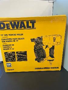 NEW DEWALT COIL ROOFING NAILER DW46RN