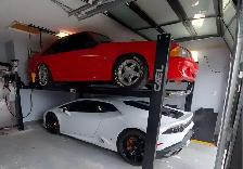 New CAEL 4-Post Parking Storage Lift 9k/10k Capacity – Certified