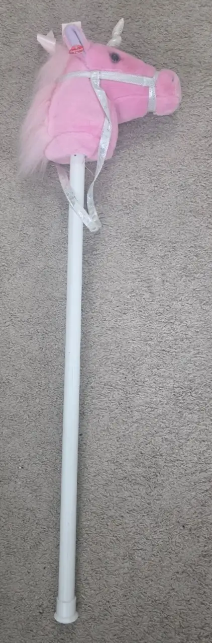 Pink Riding horse on pole for children$10 - Photo 2