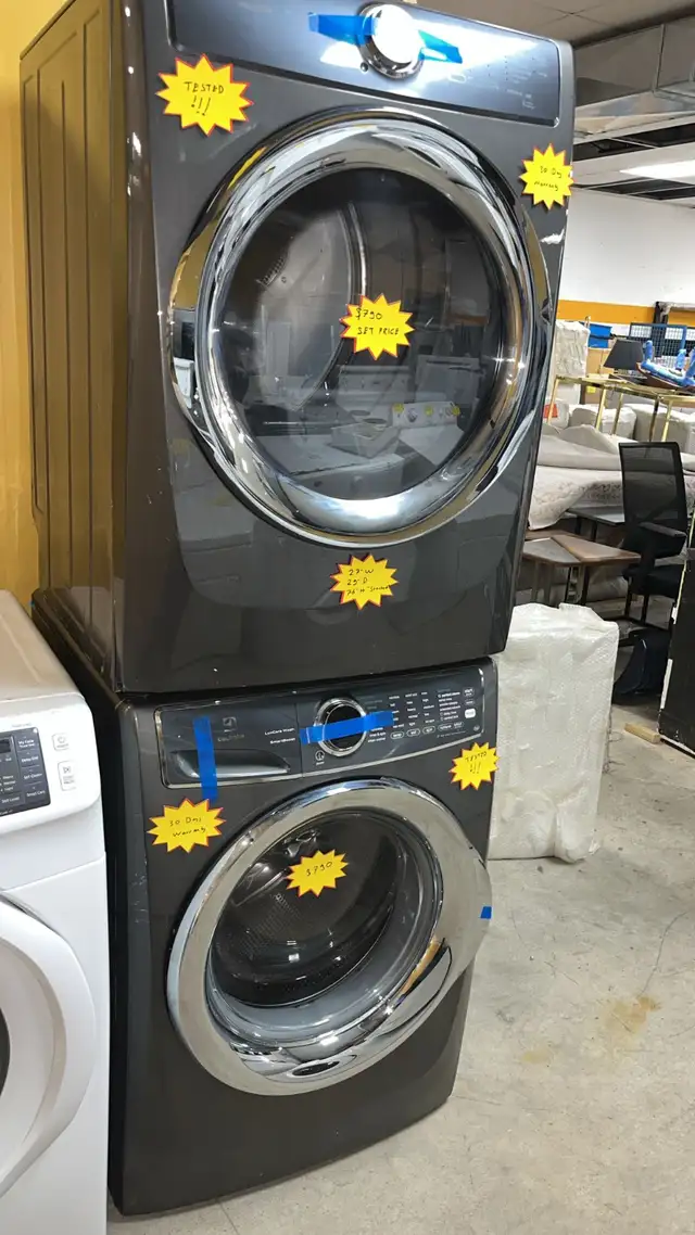 Electrolux Stackable 27" Washer Fully Tested  30-Day Warranty