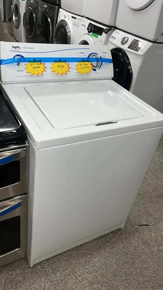 Inglis (Whirpool) 27" Like Fully Tested  30-Day Warranty