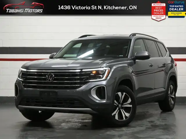 2025 Volkswagen Atlas Comfortline No Accident Leather Adaptive C