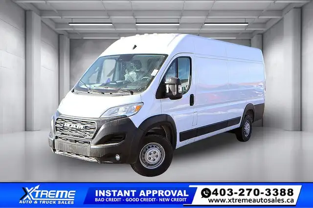 2025 Ram ProMaster Cargo Van 3500 High Roof Ext 159 NO FEES!