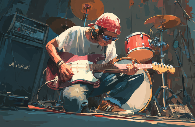 Ajustement & réparation de guitare électrique - Luthier