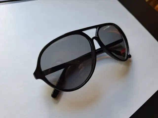 Men’s Foster Grant Black Aviator Sunglasses - New - Photo 3