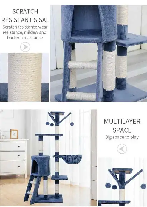 Brand New MMW 5 Levels Large Cat Tree Special $49 - Photo 5