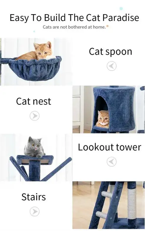 Brand New MMW 5 Levels Large Cat Tree Special $49 - Photo 7