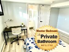 Masterbedroom Private Bathroom -Winter Discount- 613-366-9195