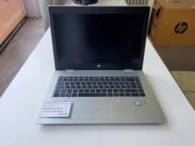 Laptop Hp Probook 640 G5, core i5 8ème génération,16GB,256GB SSD