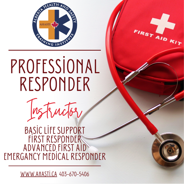 Professional Responder Instructor Program – EMR, FR, AFA, BLS