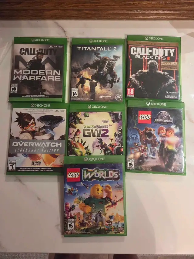 7 XBOX ONE Games (Bundle)