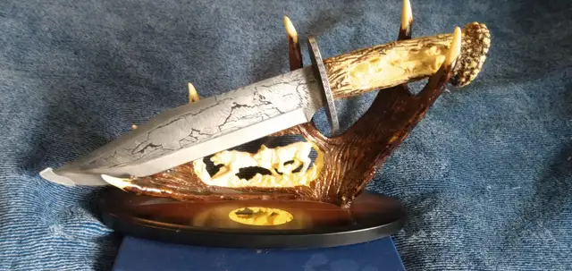 Collectible display Bowie knife WOLF PACK! - Photo 6