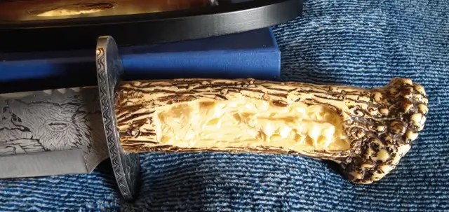 Collectible display Bowie knife WOLF PACK! - Photo 8