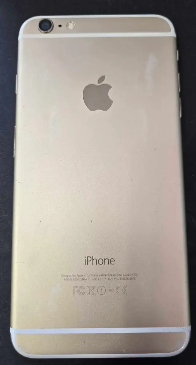 BELL IPHONE 6 PLUS 16GB 84 % BATTERY LIFE