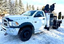 2012 RAM 5500HD SLT DIESEL CHASSIS HIAB055D PICKER SERVICE TRUCK