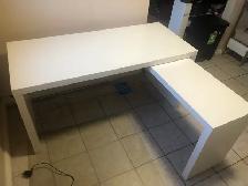 white desk with pullout panel for sale - Photo 6