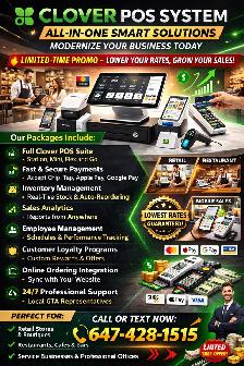 CLOVER POS SYSTEM – ALL-IN-ONE SMART SOLUTIONS