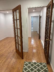 3 1/2 Rénové. Libre. Rez-de chaussée