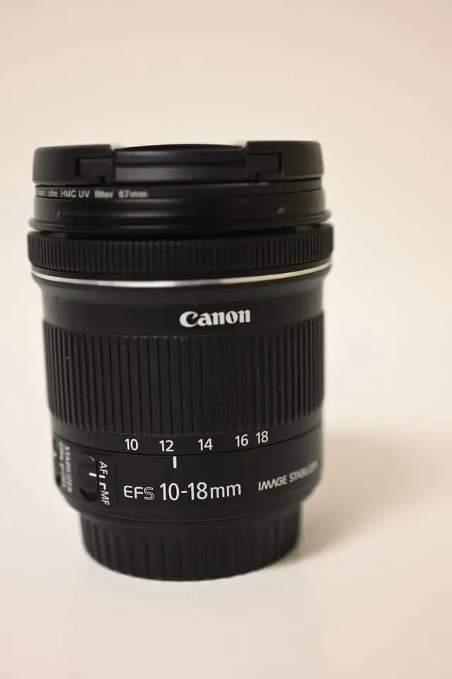 Canon Lens EF-S 10-18mm F4.5-5.6 IS STM Wide Zoom Lens USED Goog
