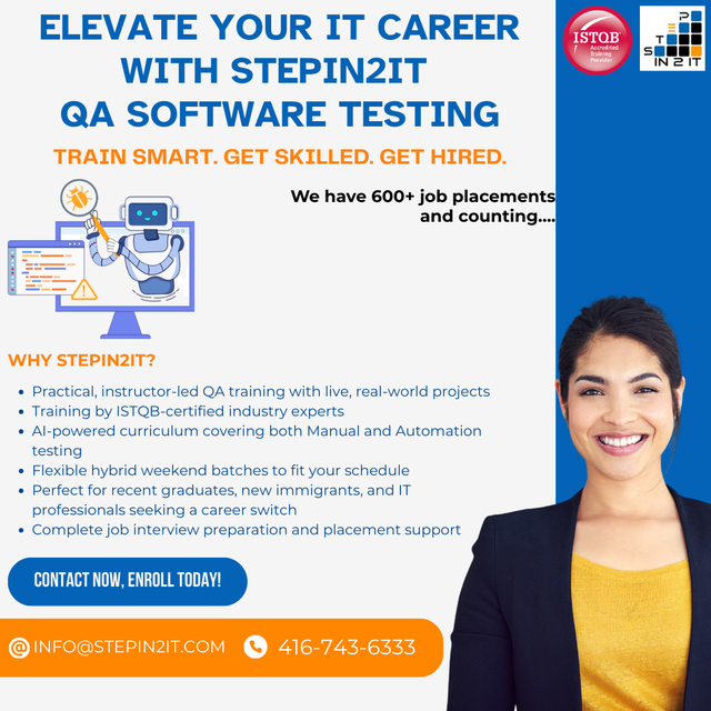 Launch Your IT Career in QA Software Testing-New Batch 28th feb