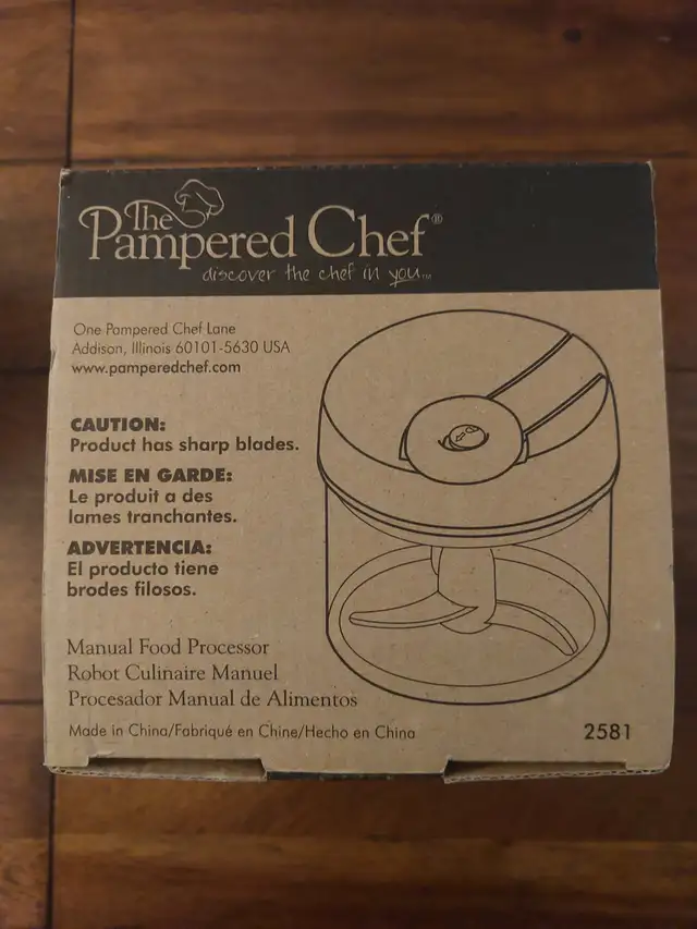 MANUAL FOOD PROCESSOR – PAMPERED CHEF