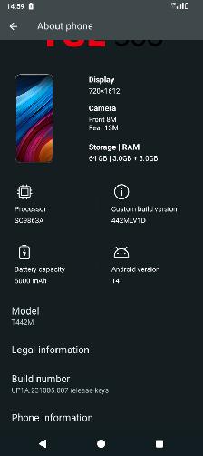 $160 TCL Phone For Sale in Edmonton Alberta Canada