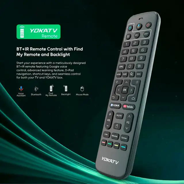 YOKATV IPx3-4GB DDR4/64GB- 4K UHD Streaming Android TV Box - Photo 7