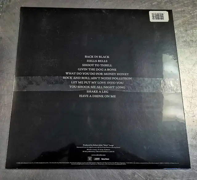 AC/DC Back In Black Record (32169196) - Photo 2