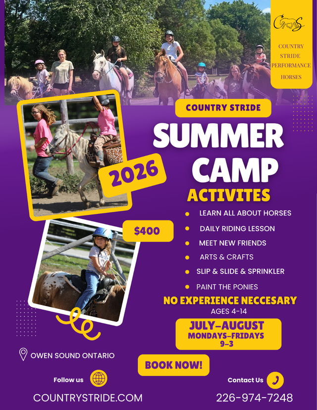 SUMMER CAMP FOR HORSE LOVERS!
