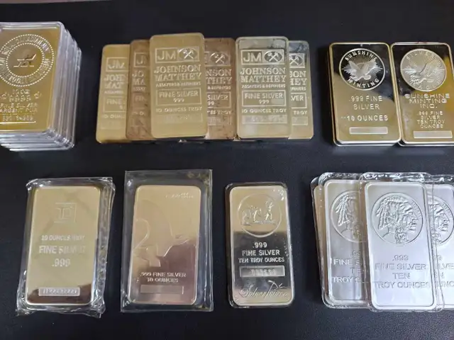 10 oz SILVER BARS