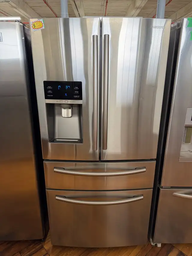 Samsung stainless steel four door fridge 33 inch