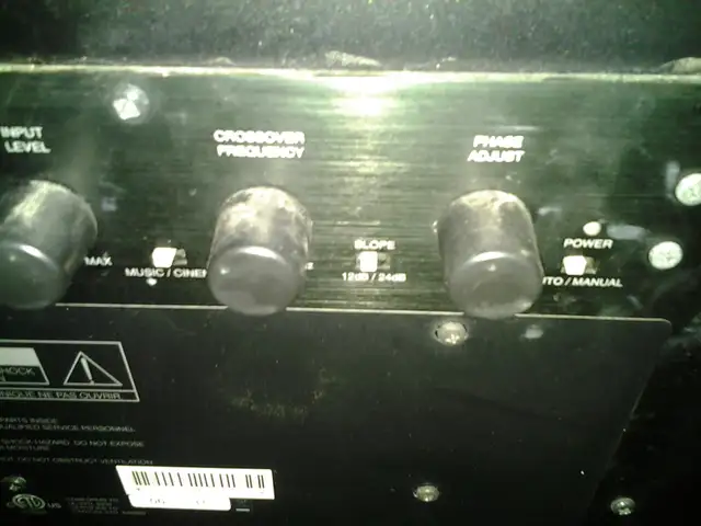 polk PSW-2150 10" Inch Powered Subwoofer For Surround sound