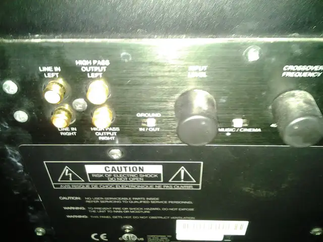 polk PSW-2150 10" Inch Powered Subwoofer For Surround sound - Photo 2