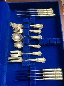 BIRKS STIRLING SILVER  FLATWARE SERVICE FOR 8 - Photo 4