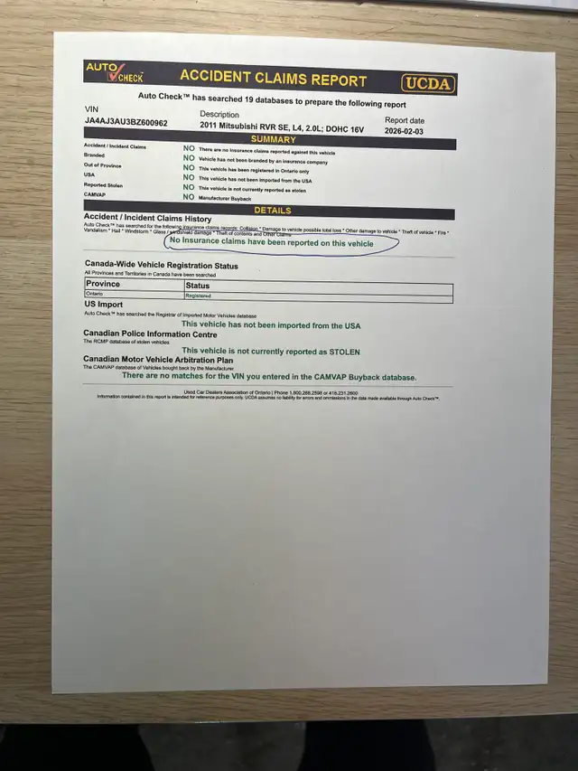 2011 Mitsubishi RVR SE 4WD - BEING SOLD AS IS - Photo 14