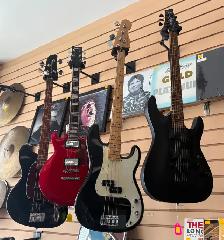 Variety of Electric Guitars & Bass Guitars: Ibanez, Fender, etc.