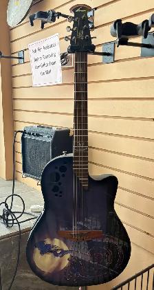 Ovation Hybrid Electric Acoustic Guitar with Gig Bag