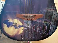 Ovation Hybrid Electric Acoustic Guitar with Gig Bag - Photo 2