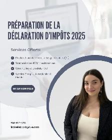 PRÉPARATION DE DÉCLARATION DE REVENUS (T1)- SAISON D'IMPÔTS 2025