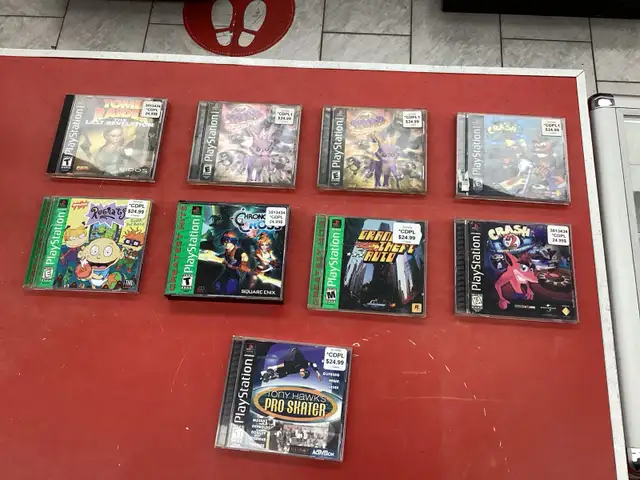 lot de jeu ps1