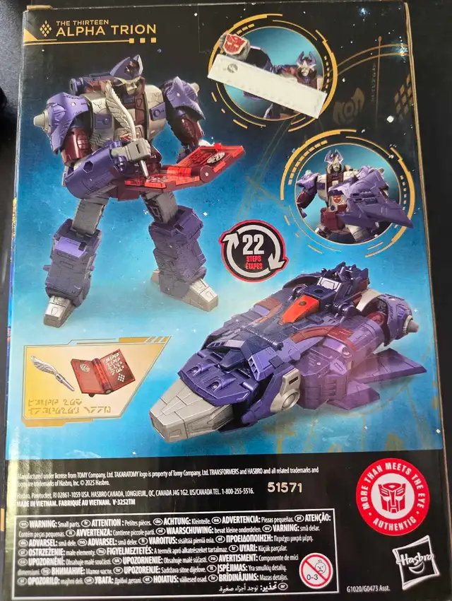 TRANSFORMERS 13TH ALPHA TRION NEW - Photo 2