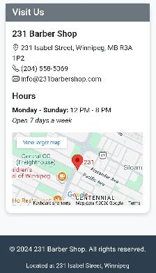 Chair Rent – 231 Barber Shop