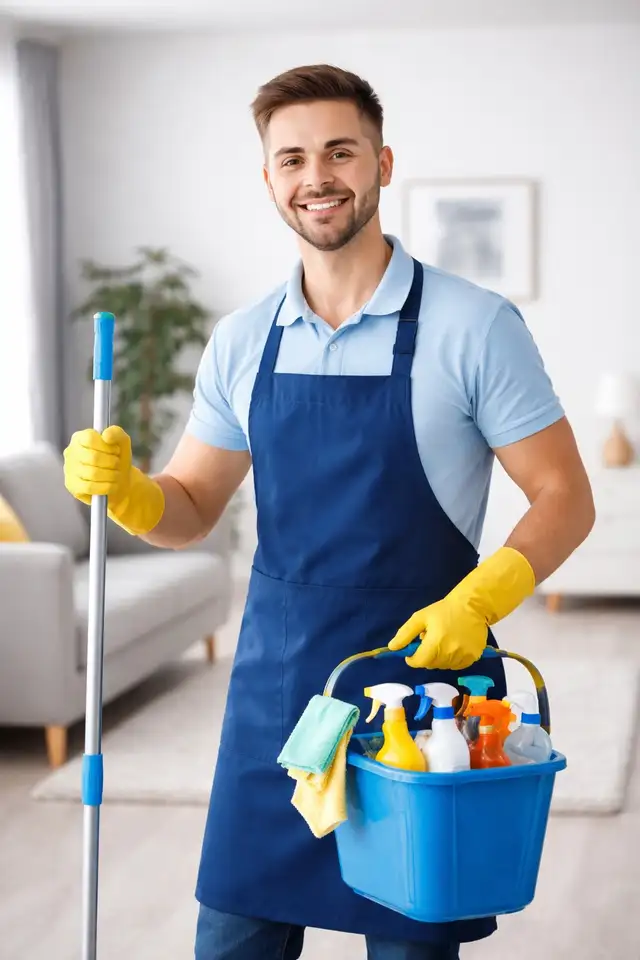 Homme de ménage à domicile