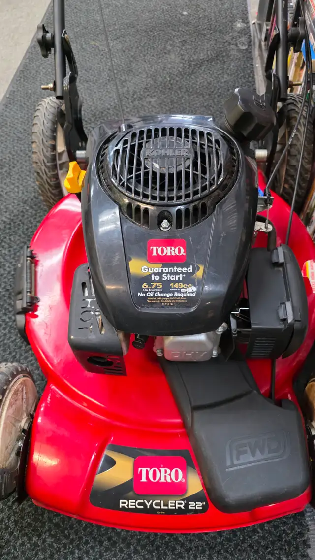 TORO 22' Self-Propelled Gas Lawn Mower with Kohler Engine - Photo 4