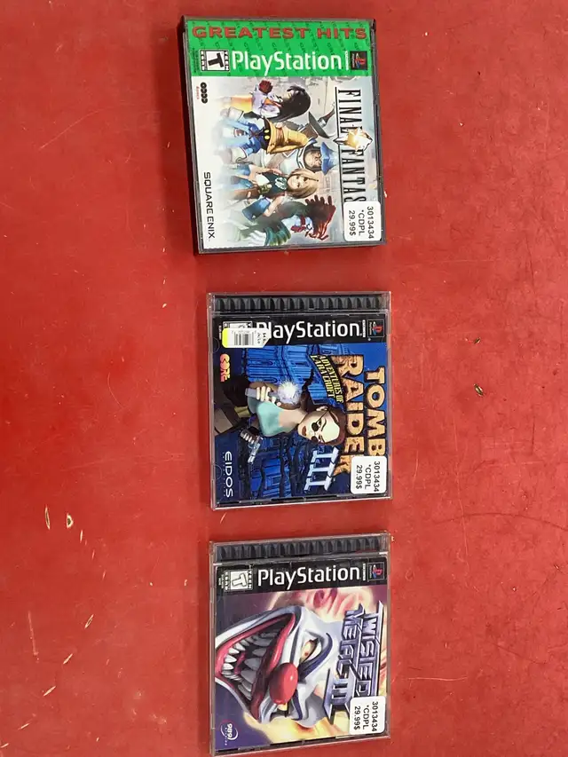 lot de jeu ps1