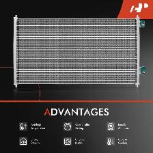 A-Premium Condenser Honda Civic 2001-2005 & Acura EL 2001-2005, - Photo 3