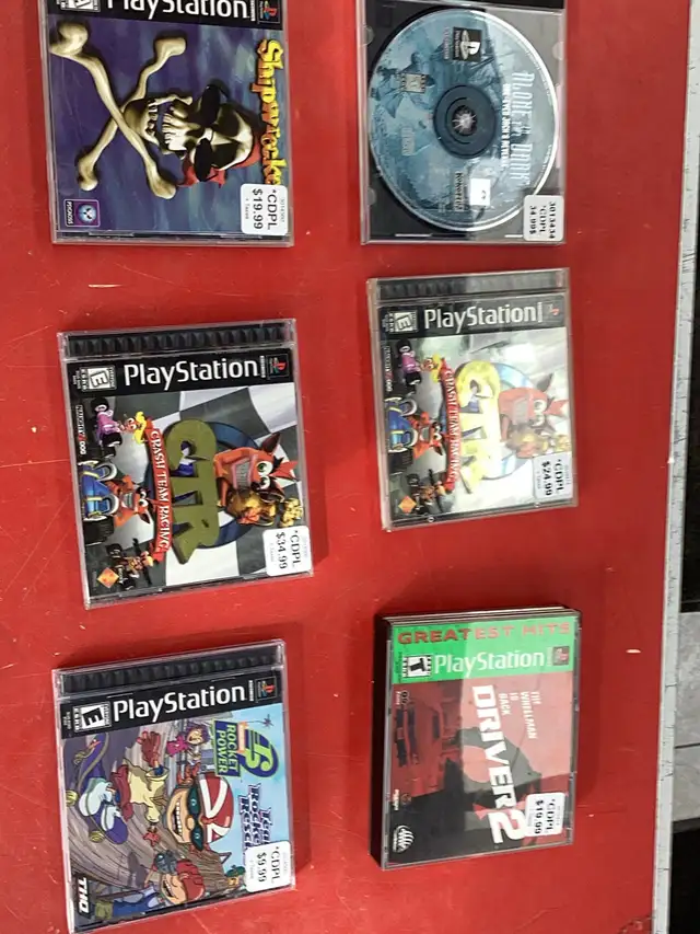 lot de jeu ps1