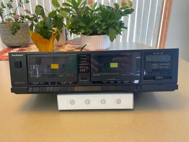 Technics Stereo Double Cassette Deck $40