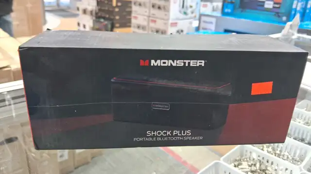 MONSTER SHOCK PLUS PORTABLE BLUETOOTH SPEAKER