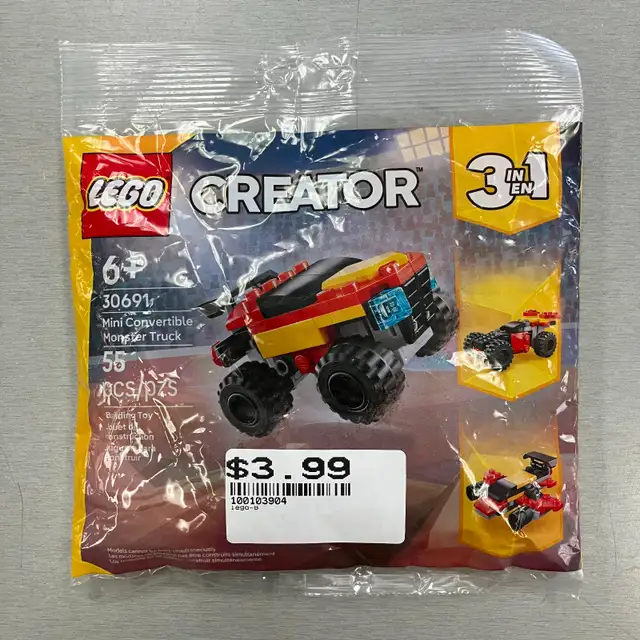LEGO Creator Mini Convertible Monster Truck 30691 - BRAND NEW